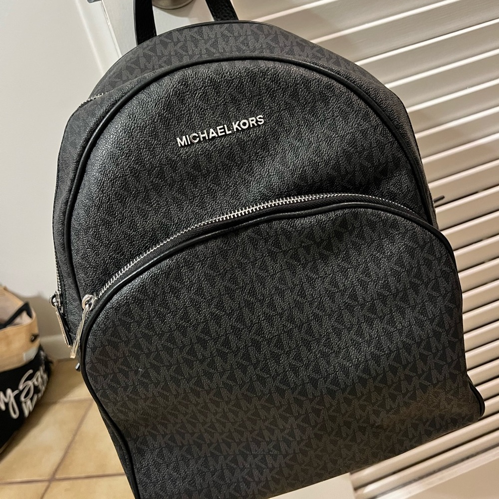 Michael Kors large women backpack - black